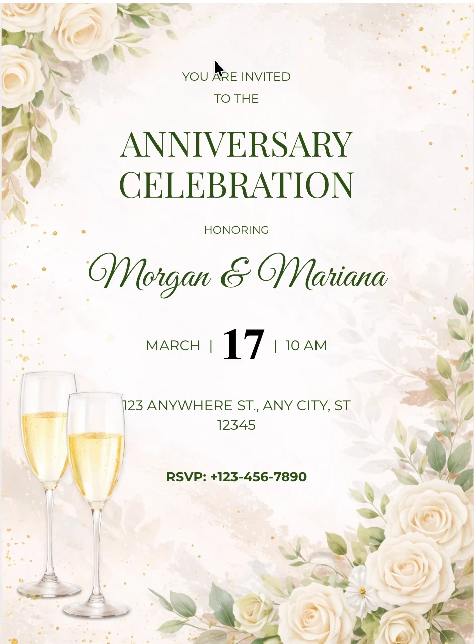 Anniversary Template 10