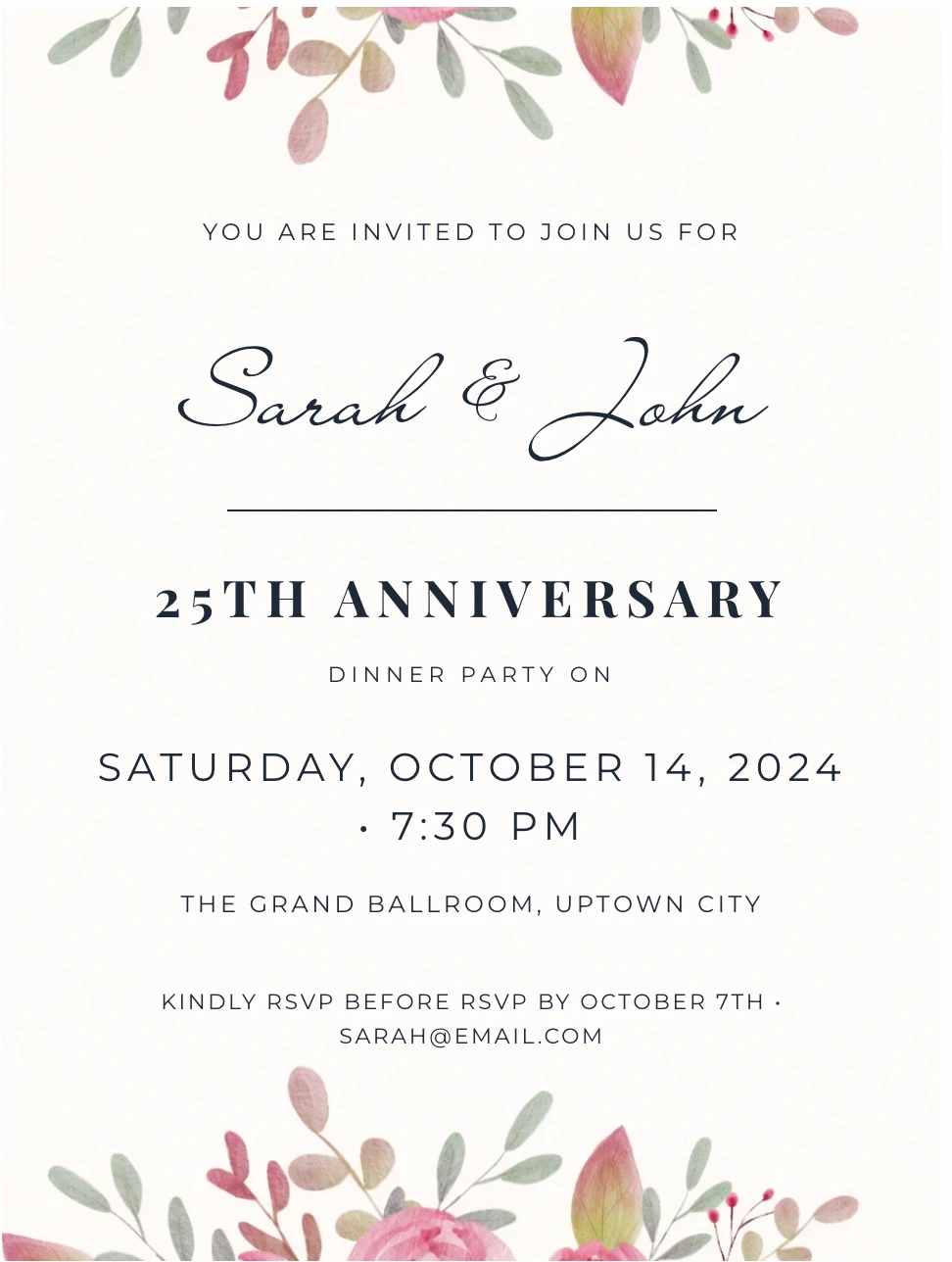 Anniversary Template 6