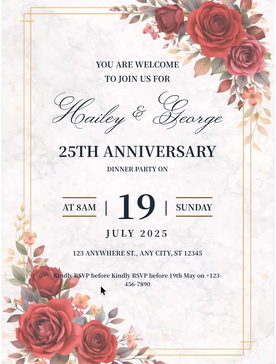 Anniversary Template 9