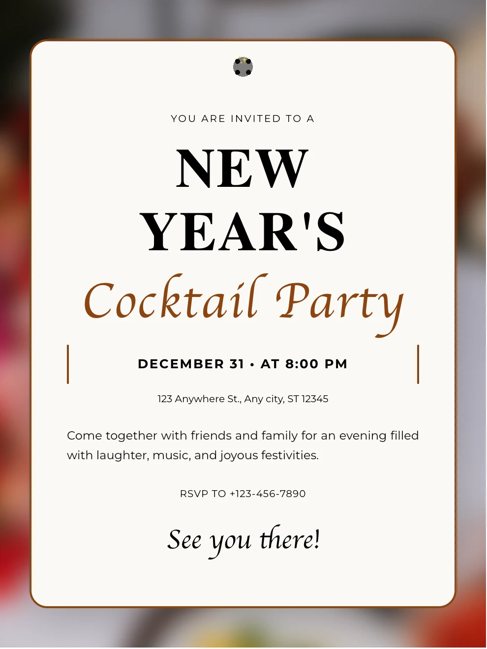 New Year's Cocktail Party