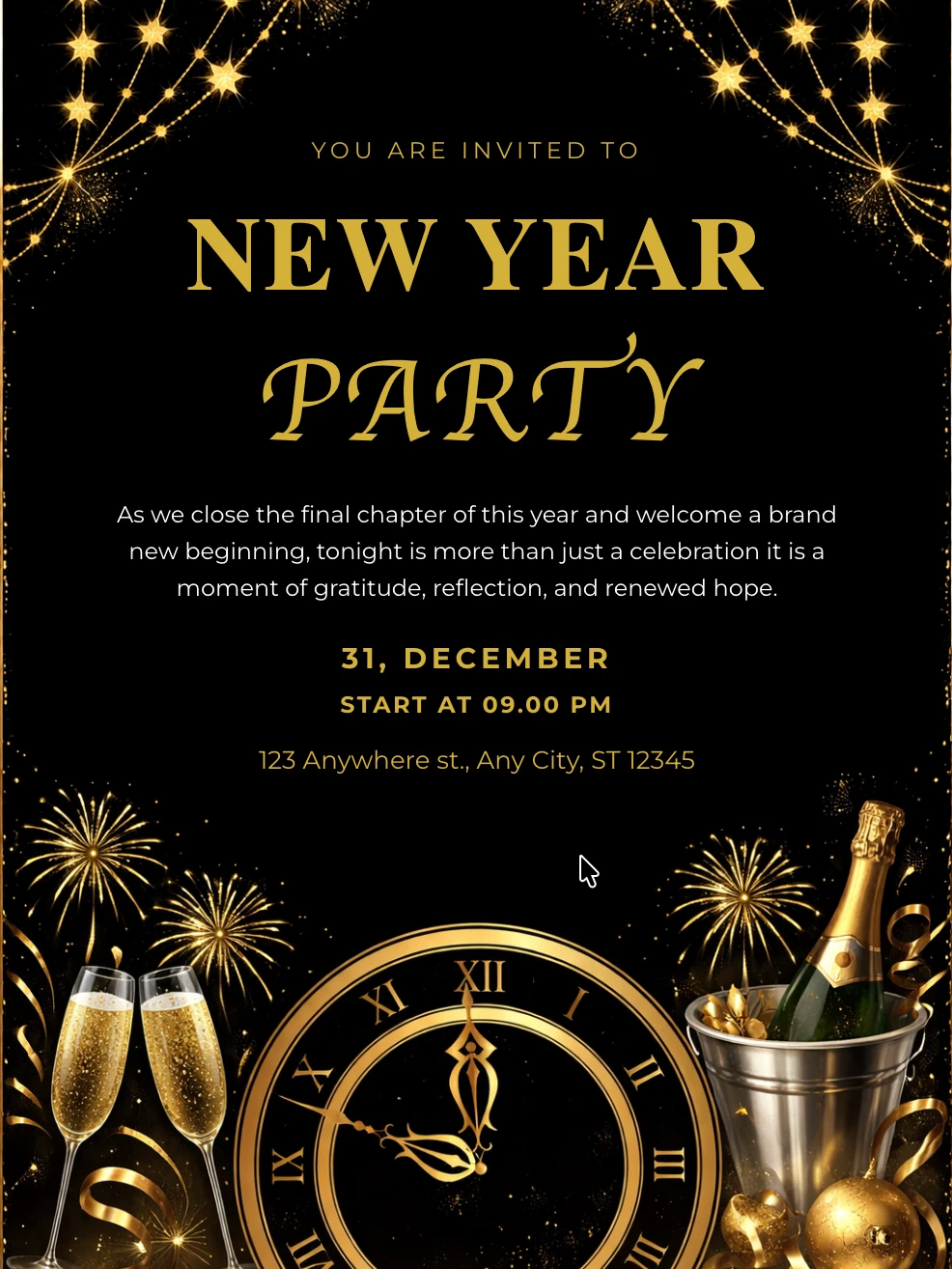 New Year Party Celebration