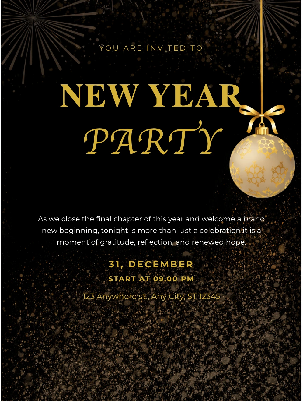 New Year Party Celebration