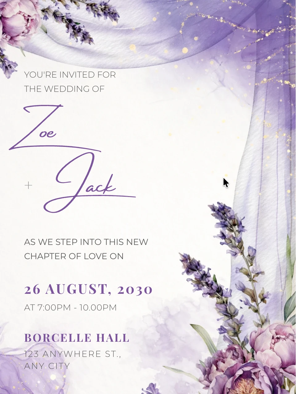 Reception Template 9